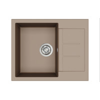 Кам'яна кухонна мийка Aquasanita Tesa SQT102 W Warm Mocha 114 Коричневий