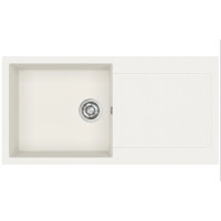 Кам'яна кухонна мийка Aquasanita Tesa Plus SQT104 Alba 710 Білий