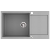 Каменная кухонная мойка Aquasanita Tesa Plus SQT104 Argent 220 Теплый бетон