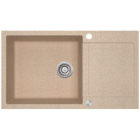 Каменная кухонная мойка Aquasanita Tesa Plus SQT104 Beige 110 Бежевый