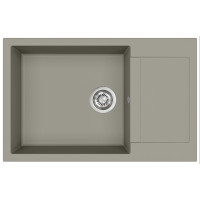 Каменная кухонная мойка Aquasanita Tesa Plus SQT105 Argent 220 Теплый бетон