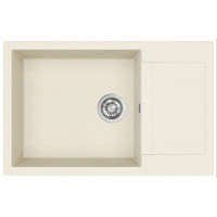 Каменная кухонная мойка Aquasanita Tesa Plus SQT105 Blanched almond 113 Миндаль