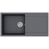 Кам'яна кухонна мийка Aquasanita Tesa Plus SQT103 Graphite 222 Графіт