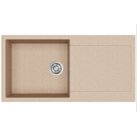 Каменная кухонная мойка Aquasanita Tesa Plus SQT103 Beige 110 Бежевый