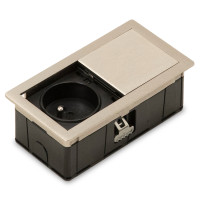 Блок розеток ASA Versahit Mono с наполнением и со скользящей крышкой (060.25F.00002)