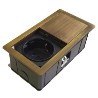 Блок розеток ASA Versahit Mono с наполнением и со скользящей крышкой (060.25F.00004)