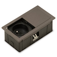 Блок розеток ASA Versahit Mono с наполнением и со скользящей крышкой (060.25F.00005)