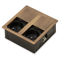 Блок розеток ASA Versahit 2 с наполнением и со скользящей крышкой (060.15F.00004)