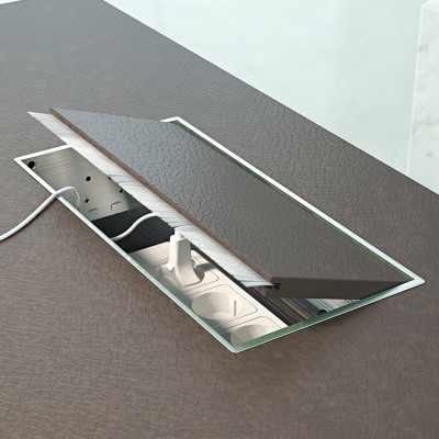 Кабельная заглушка ASA Plastici Exit Fly Mono Алюминий (040.031.00001)