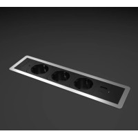 Блок розеток ASA Versaframe 3.0 USB 5V Алюминий (060.40F.00007) Блок розеток ASA Versaframe 3.0 USB 5V Алюминий (060.40F.00007)