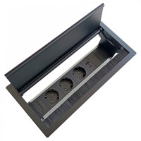 Блок розеток ASA Versaflap 2.0 Чорний (060.42F.00023)