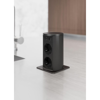 Вертикальный выдвижной блок ASA Versaelite Черный (060.47F.00115)