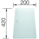 Аксессуар к кухонной мойке Blanco Разделочная доска из белого матового стекла для моек серии Zerox/Claron (225335)