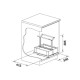 Полка для хранения Blanco Caddy 40 (527668) Полка для хранения Blanco Caddy 40 (527668)