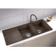 Кам'яна кухонна мийка Blanco LEGRA 8 S Антрацит (523163)