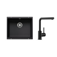 Комплект мийка Blanco ROTAN 500-U Чорний (526098) + змішувач Blanco MILA Чорний матовий (526657) Комплект мийка Blanco ROTAN 500-U Чорний (526098) + змішувач Blanco MILA Чорний матовий (526657)
