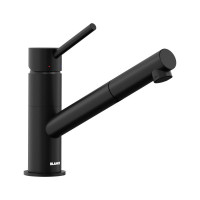 Кухонный каменный смеситель Blanco KANO-S Черный матовый (526668)