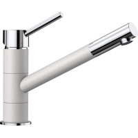 Кухонний кам'яний змішувач Blanco KANO Хром/Білий (525030)