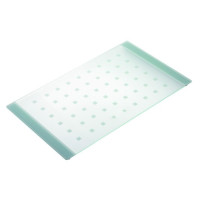 Обробна дошка 430 x 300 мм скляна для мийок серії cm Filoraggiato