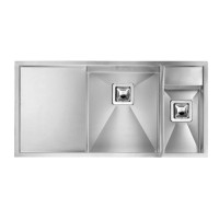 Кухонная мойка с нержавеющей стали CM Ariel 100x50 2V полированная (012905) Кухонная мойка с нержавеющей стали CM Ariel 100x50 2V полированная (012905)
