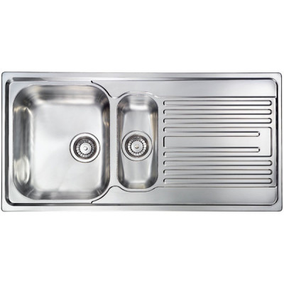 Кухонная мойка с нержавеющей стали CM Atlantic 100x50 2V полированная (010545)