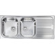 Кухонная мойка с нержавеющей стали CM Atlantic 116x50 2V полированная (010547)