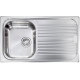 Кухонна мийка з нержавіючої сталі CM Atlantic 86x50 1V декор (010593)