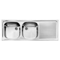 Кухонная мойка CM Aurora 116Х42 2V 011017 Нержавеющая Сталь