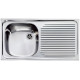 Кухонна мийка з нержавіючої сталі CM Aurora 79x42 1V полірована (011011)