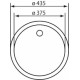 Кухонна мийка з нержавіючої сталі CM Cinzia 43.5 полірована (011931)