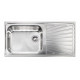 Кухонна мийка з нержавіючої сталі CM Cometa 100x50 1V полірована (011446)