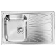 Кухонна мийка з нержавіючої сталі CM Cometa 79x50 1V декор (011491)