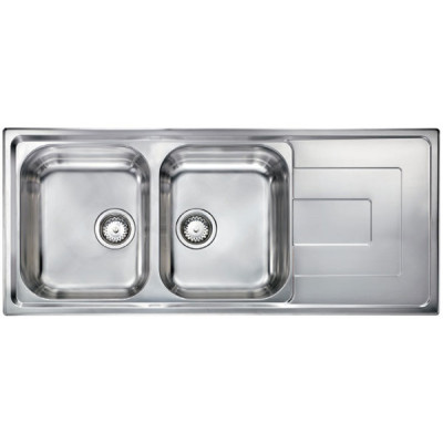Кухонна мийка з нержавіючої сталі CM Como 116x50 2V полірована (010147)