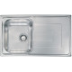 Кухонна мийка з нержавіючої сталі CM Como 86x50 1V мікродекор (010173)