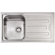 Кухонна мийка з нержавіючої сталі CM Cristal 86x50 1V полірована (010013)