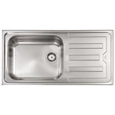 Кухонна мийка з нержавіючої сталі CM Cristal Filotop 100x50 1V полірована (010046)