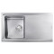 Кухонна мийка з нержавіючої сталі cm Evoluzione 86x50 1V мікродекор (015073)