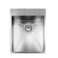 Кухонна мийка з нержавіючої сталі CM Filoquadra Mix 45x50 полірована (012931)
