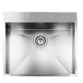 Кухонна мийка з нержавіючої сталі CM Filoquadra Mix 57x50 полірована (012938)