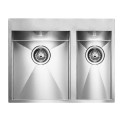 Кухонна мийка з нержавіючої сталі CM Filoquadra Mix 61x50 2V полірована (012932)