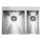 Кухонная мойка из нержавеющей стали CM Filoquadra Mix 67x50 2V полированная (012933)
