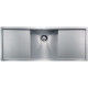 Кухонна мийка з нержавіючої сталі CM Filoquadra Undertop 115х44 1V + 2sciv полірована (012925)