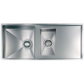 Кухонна мийка з нержавіючої сталі CM Filoquadra Undertop 99х44 2V полірована (012922)