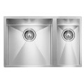 Кухонна мийка з нержавіючої сталі CM Filoquadra 61х45 2V полірована (011922)