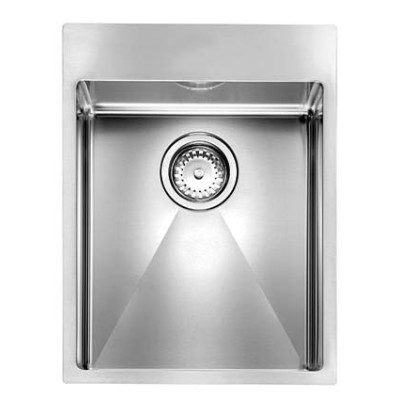 Кухонна мийка з нержавіючої сталі CM Filoraggiato Mix 39x50 полірована (012042)