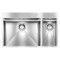 Кухонна мийка з нержавіючої сталі CM Filoraggiato Mix 81x50 2V полірована (012049)