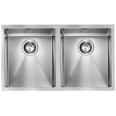Кухонна мийка з нержавіючої сталі CM Filoraggiato 77x45 2V полірована (012059)
