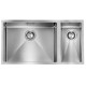 Кухонна мийка з нержавіючої сталі CM Filoraggiato 81x45 2V полірована (012051)