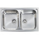 Кухонна мийка з нержавіючої сталі CM Filoslim 79x50 2V полірована (011202)