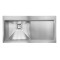 Кухонная мойка из нержавеющей стали CM Glamour Mix 100x50 1V полированная (012846)